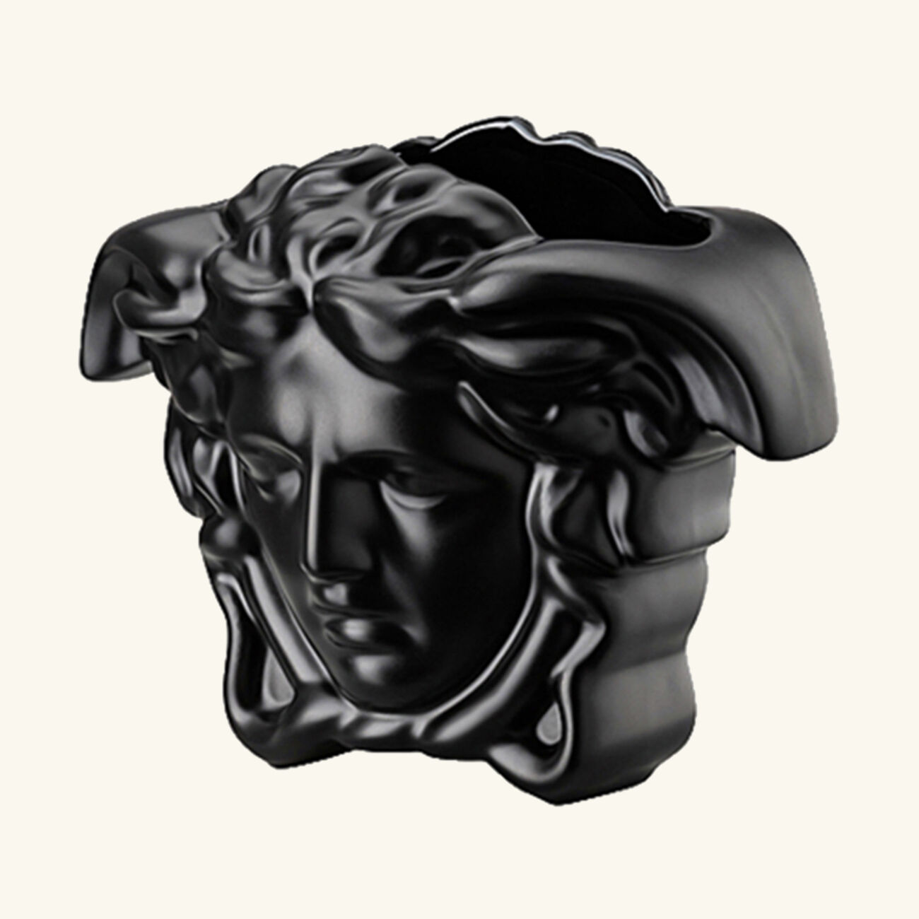 versace medusa grande vase mini black