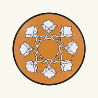 pinto paris jaipur bread plate round orange 15cm