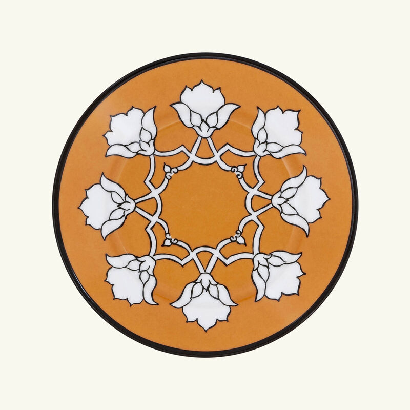 pinto paris jaipur bread plate round orange 15cm