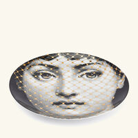 fornasetti tema e variazioni no 78 wall plate gold