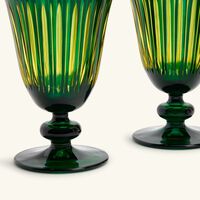 l objet prism wine glasses green set of 4