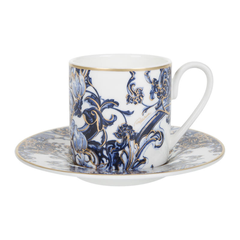 Azulejos Coffee Cup And Saucer, large