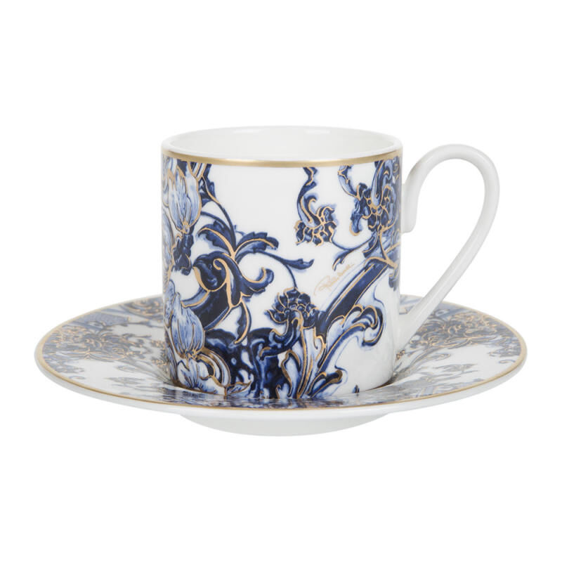 Azulejos Coffee Cup And Saucer Azulejos Coffee Cup And Saucer, large