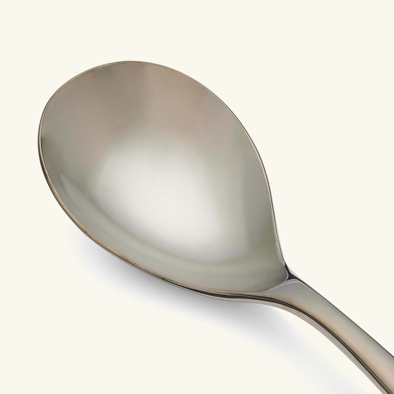 christofle l ame de cream soup spoon black