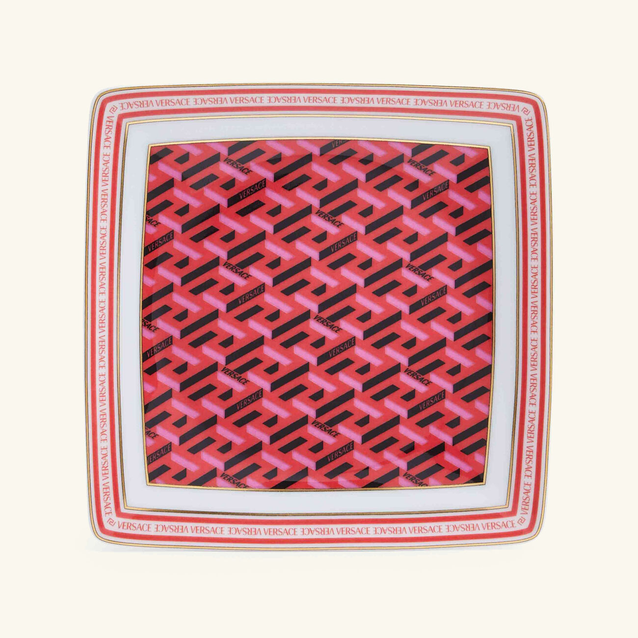 versace la greca trinket tray square