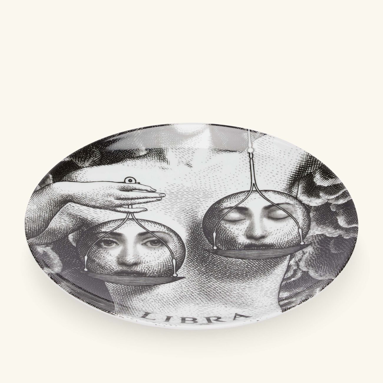 fornasetti tema e variazioni no 354 libra wall plate