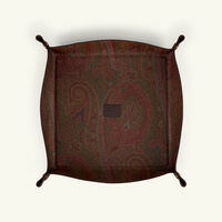 etro arnica decorative tray square brown 25cm