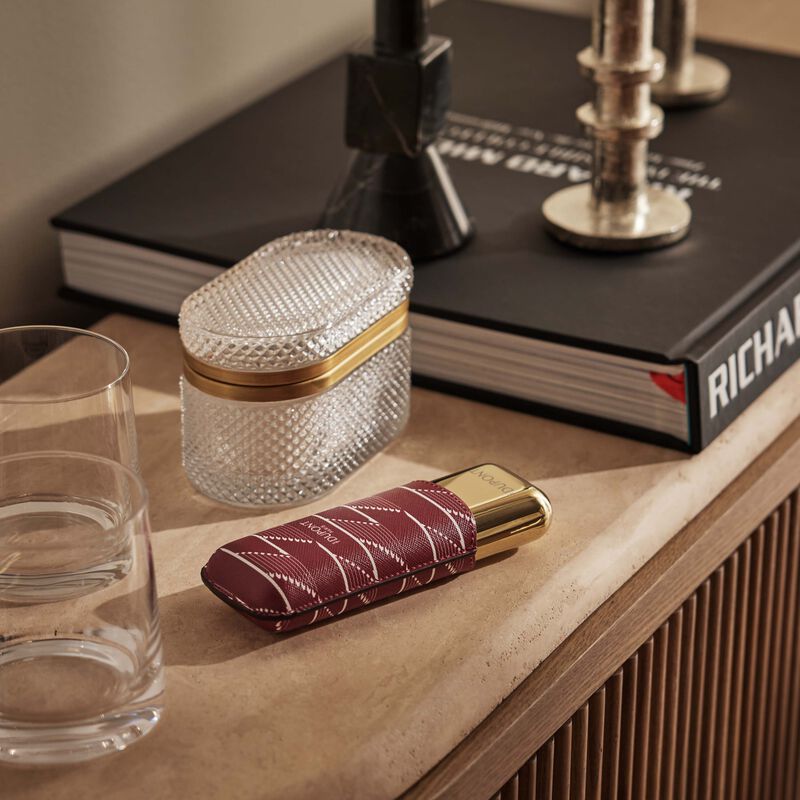 اس تي دوبون علبة السيجار مونوجرام 1872 2 باللون البرغندي