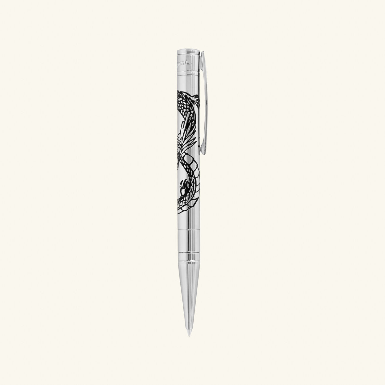 Line D Initial Ballpoint Pen Black st dupont line d initial ballpoint pen black