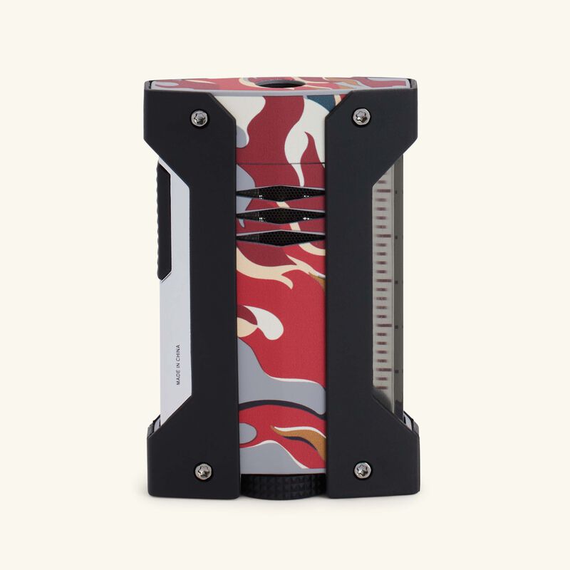 st dupont defi extreme lighter camo red