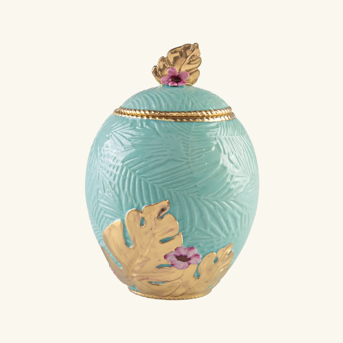 villari acapulco sugar bowl blue