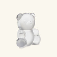 Teddy Air Sculpture Large Clear lalique teddy air sculpture large clear