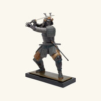 lladro samurai warrior sculpture large black