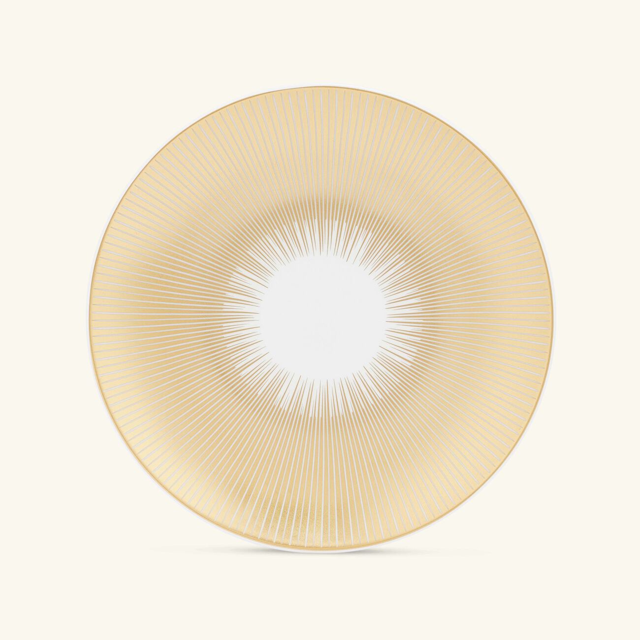 bernardaud sol bread butter plate round gold 16cm