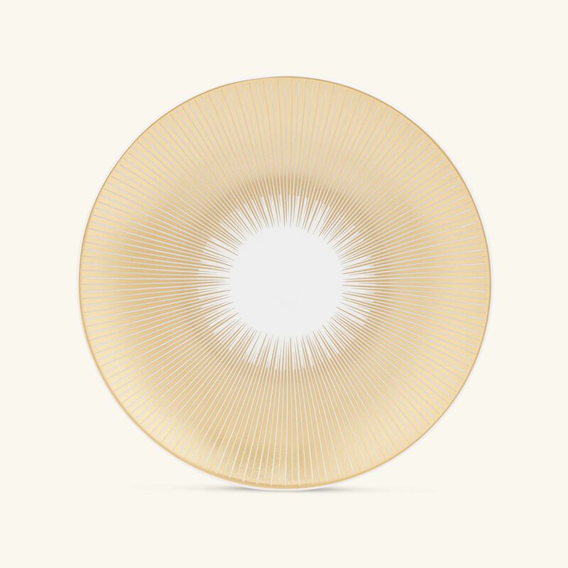 bernardaud sol bread butter plate round gold 16cm