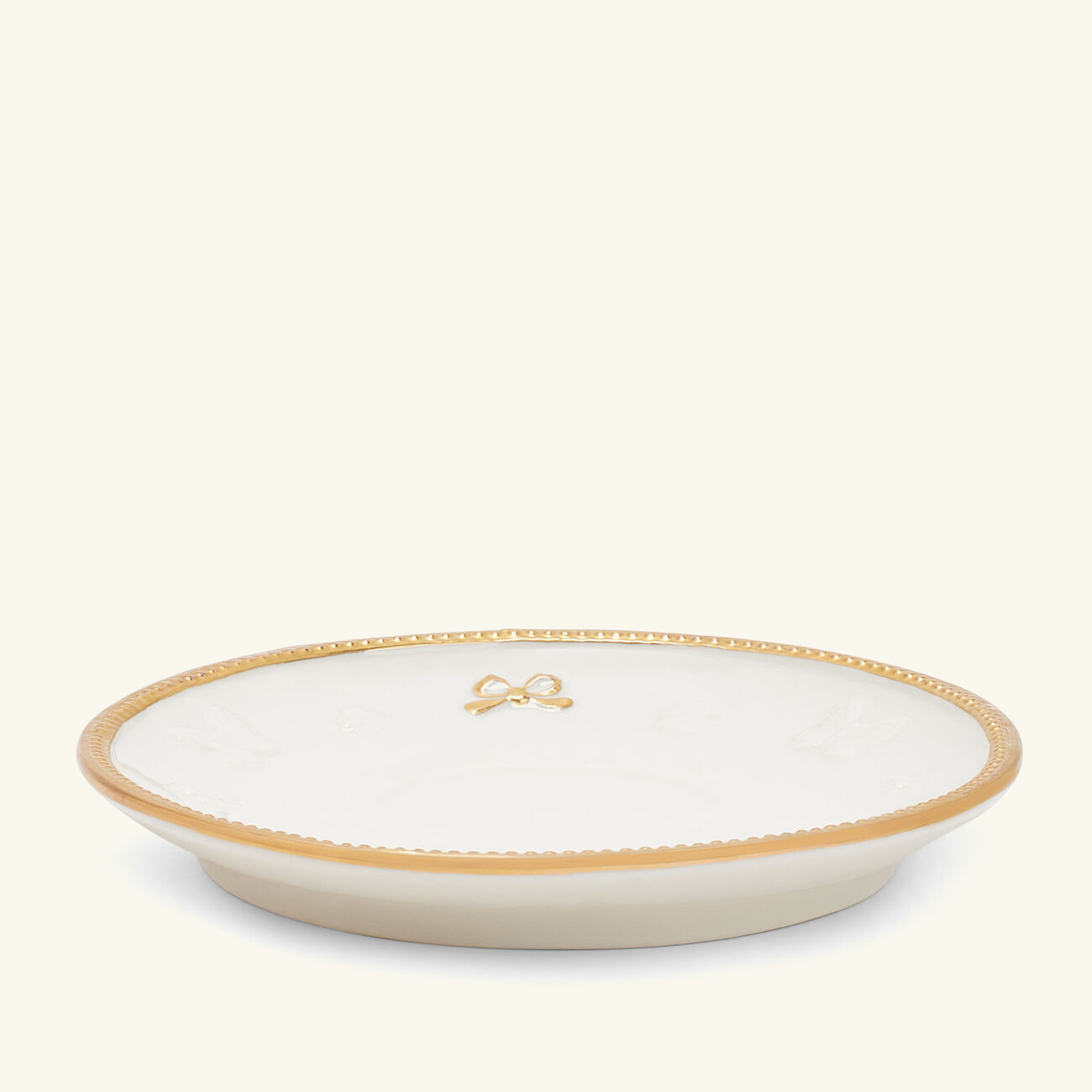 villari butterfly tea cup saucer white