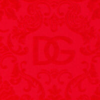 dolce gabbana casa terry cotton bath mat red