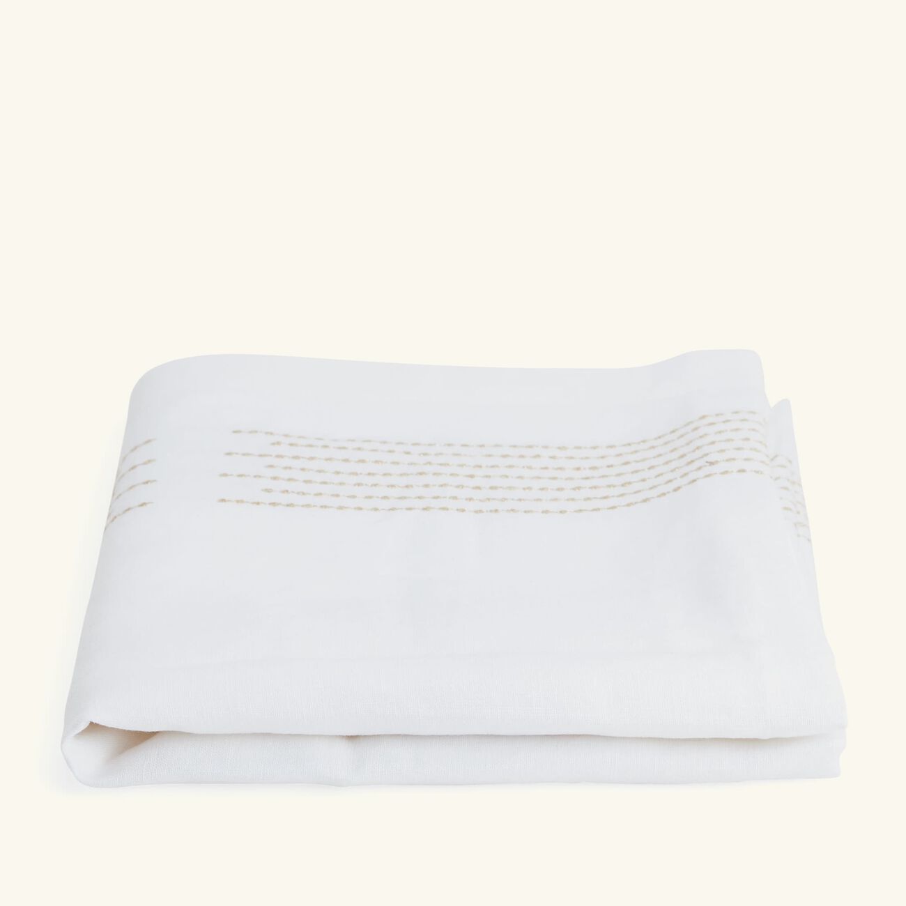 catherine denoual palazzo table runner white