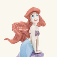 lladro ariel sculpture small blue