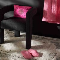 versace barocco wash bag pink