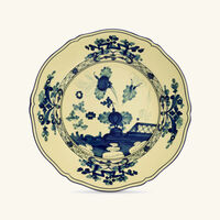 ginori 1735 oriente italiano citrino serving platter round yellow 31cm
