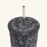 versace barocco crystal travel cup black