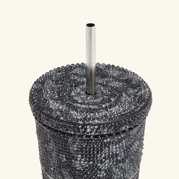 versace barocco crystal travel cup black