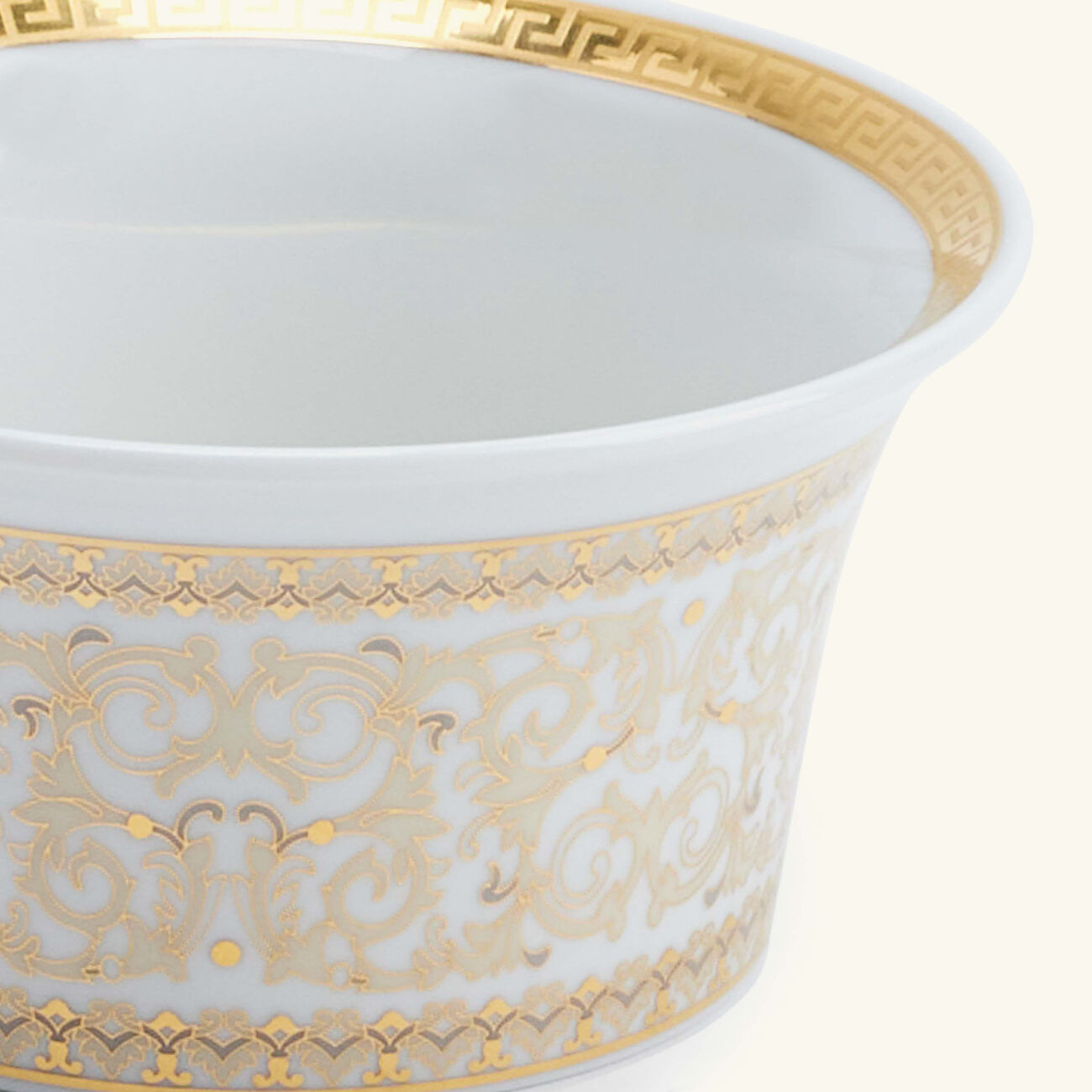 versace medusa gala dessert bowl white 11cm