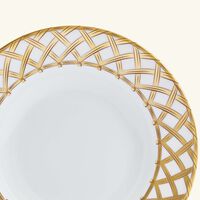 pinto paris vannerie soup plate gold 22cm