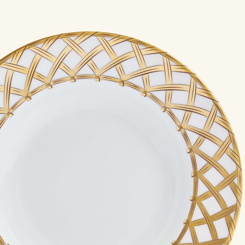 pinto paris vannerie soup plate gold 22cm