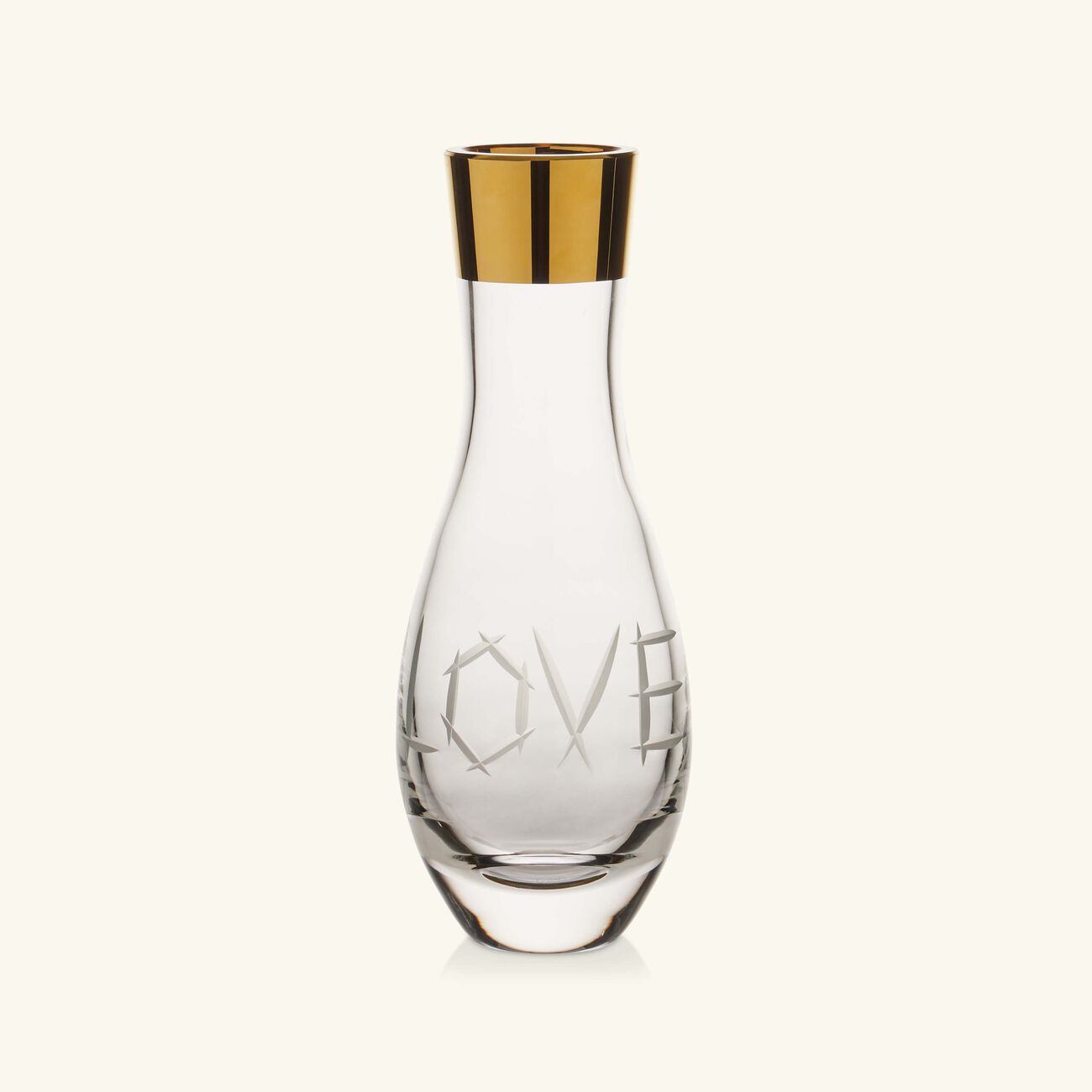 ruckl love vase round large gold