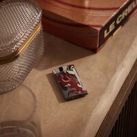 Slim 7 Lighter Camo Red st dupont slim 7 lighter camo red