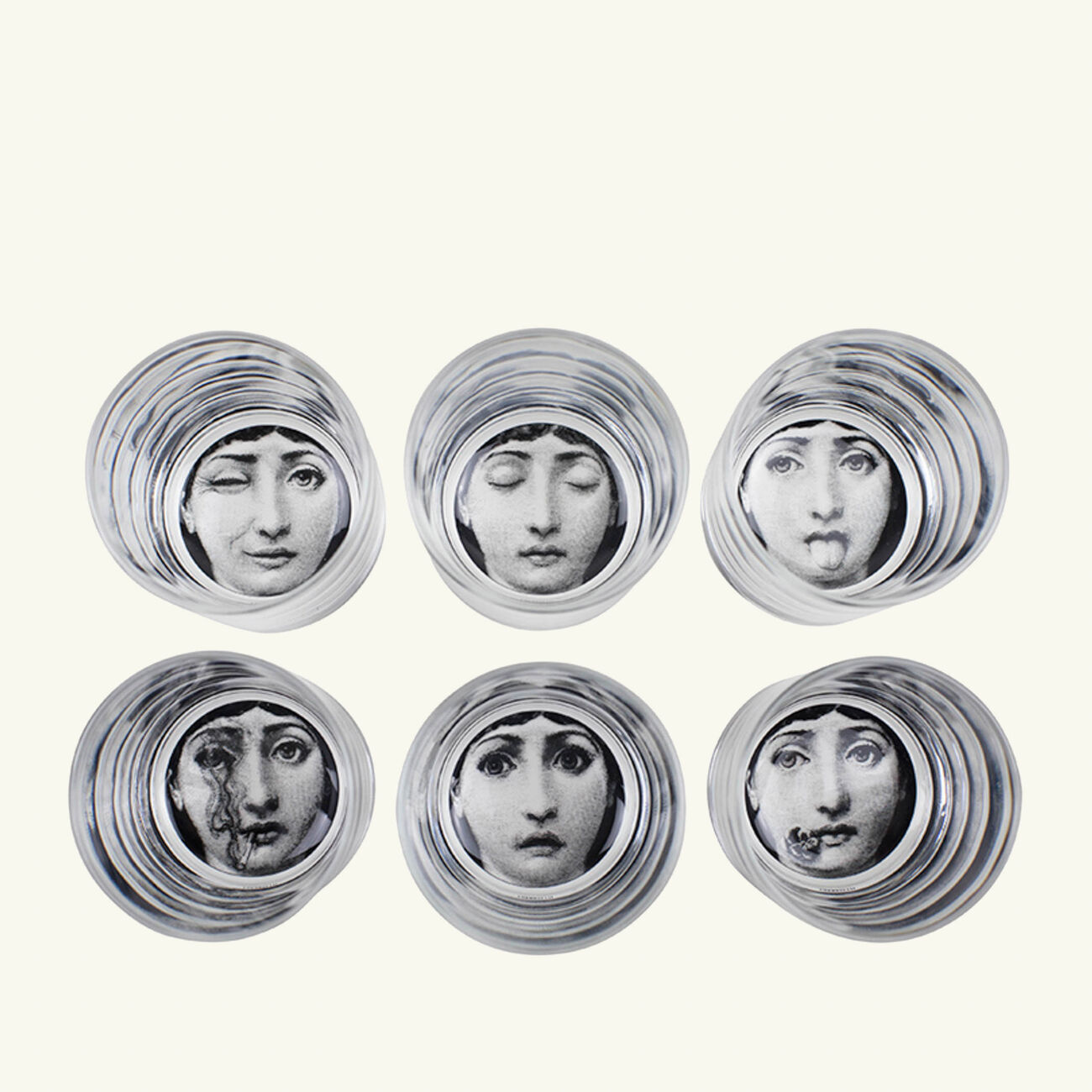 Tema e Variazioni Bicchieri Drinking Glass fornasetti tema e variazioni bicchieri drinking glass