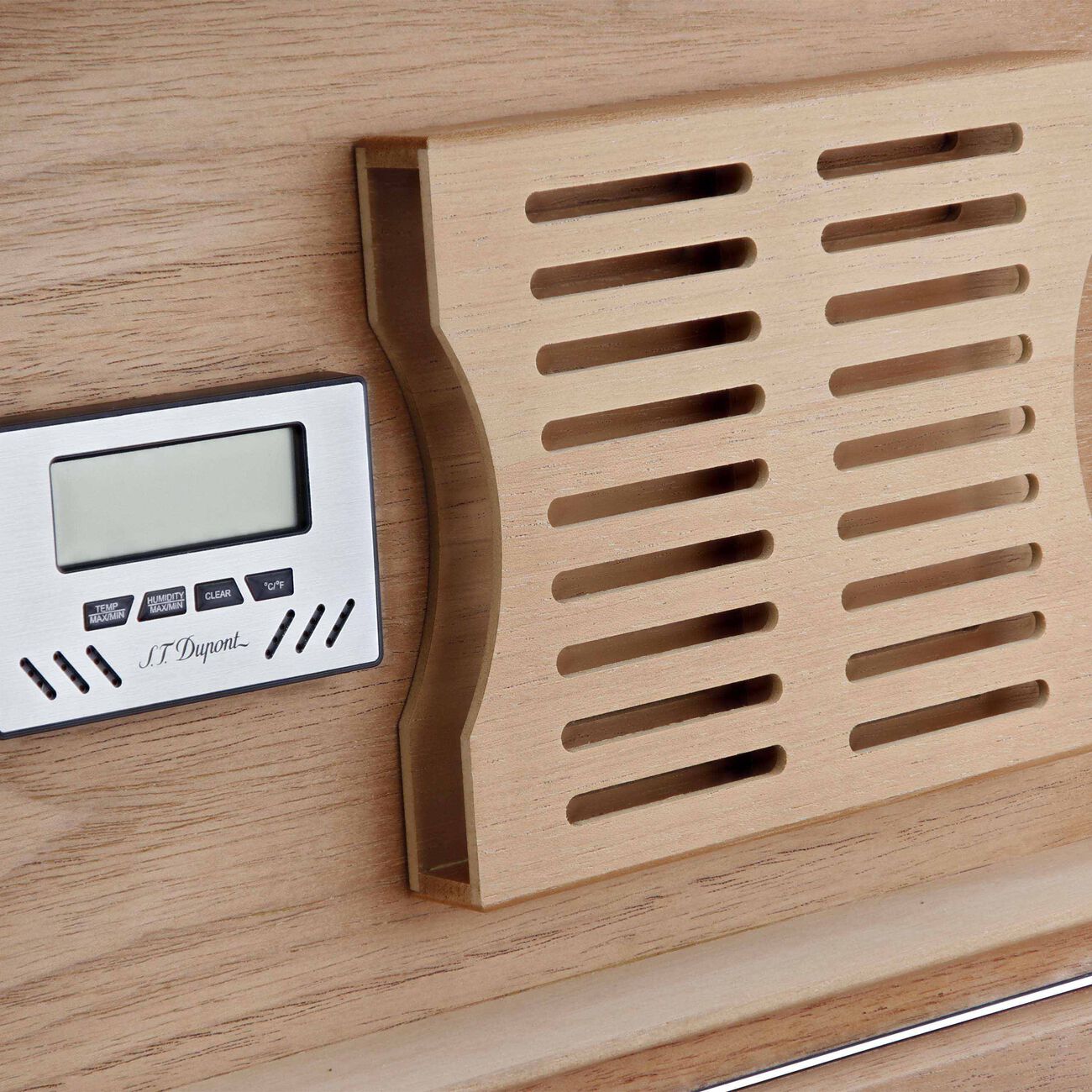 Premium Cigar Humidor Box Black st dupont premium cigar humidor box black