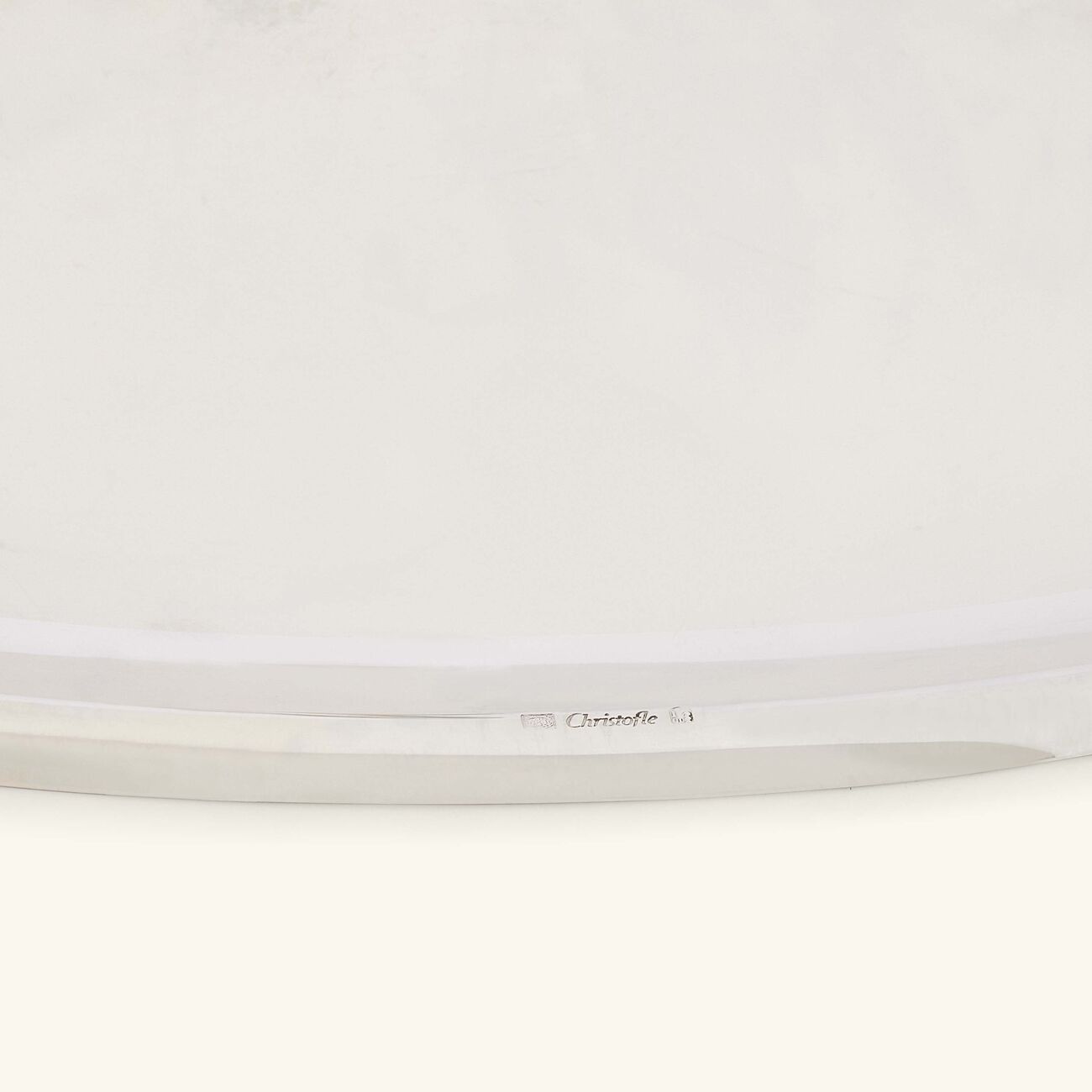 christofle vertigo cover oval silver plated