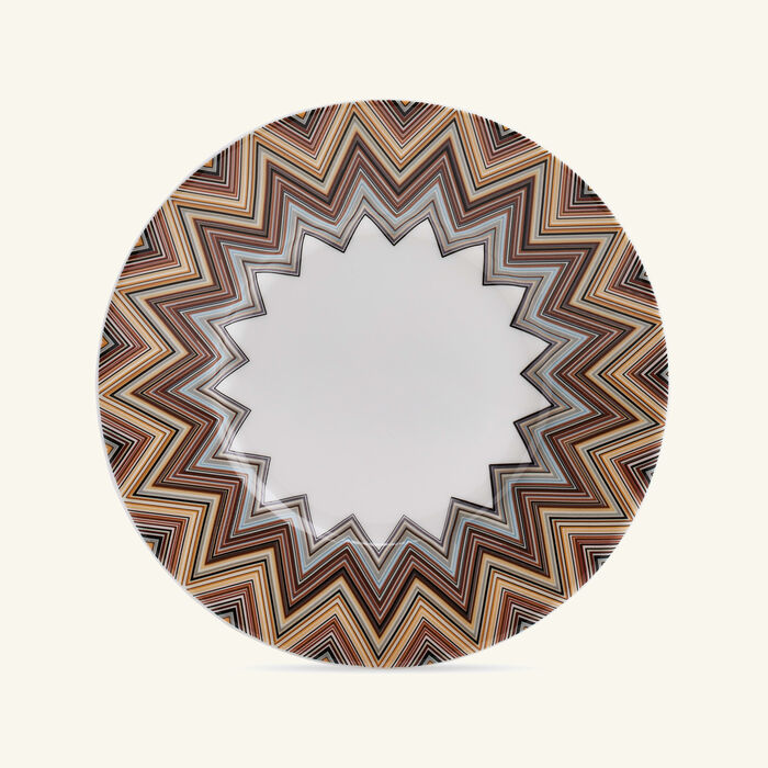 missoni home zig zag jarris tea cup saucer brown set of 6