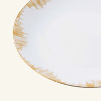 marie daage iris gold dinner plate round gold 26cm