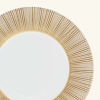 bernardaud sol salad plate round gold 21cm