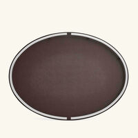 giobagnara circus tray oval large brown