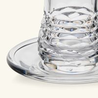 Sensorial Armudu Tea Cup & Saucer Clear mario cioni c sensorial armudu tea cup saucer clear