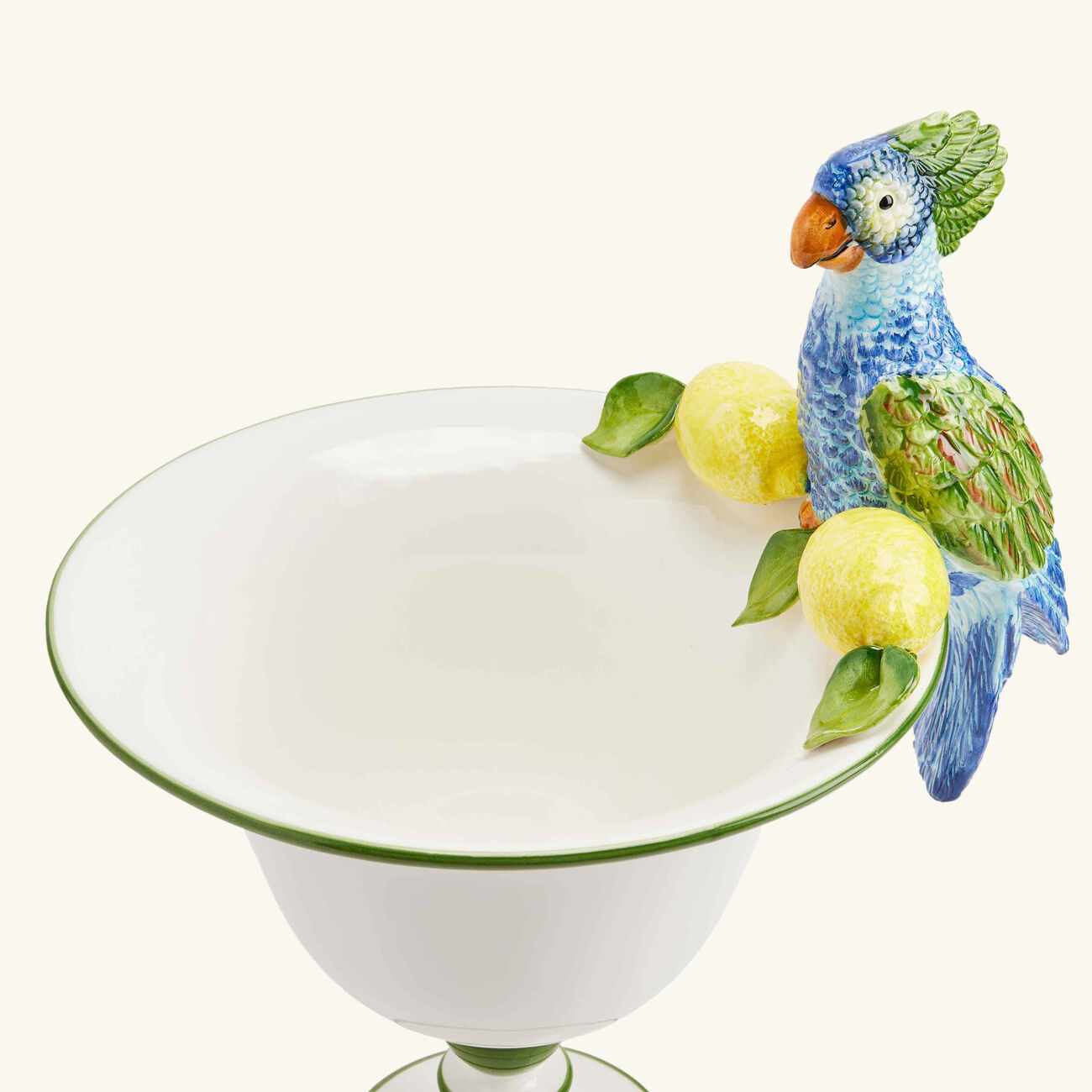 les ottomans ceramic parrot vase small