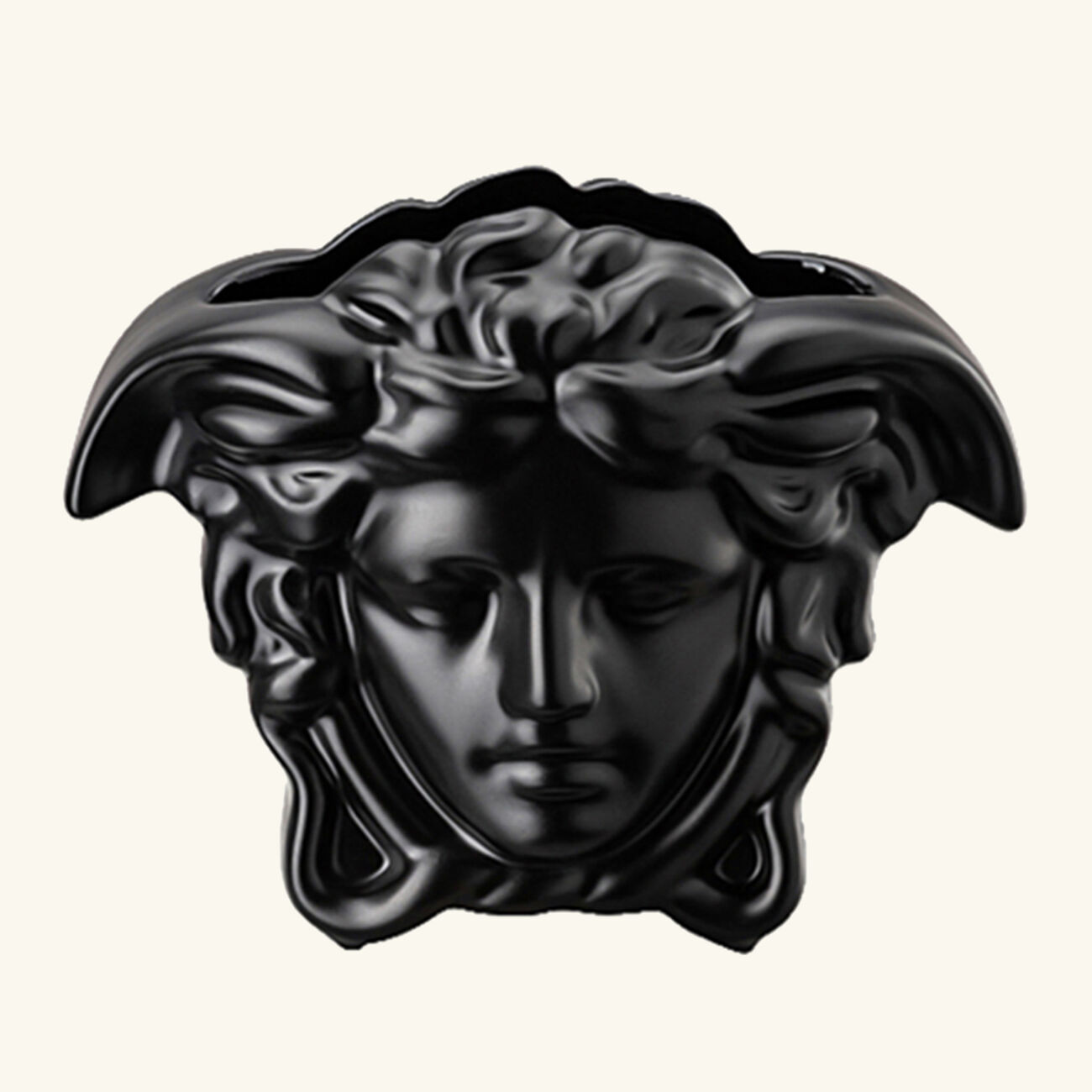 versace medusa grande vase mini black