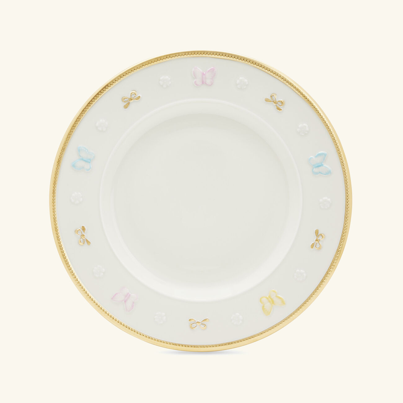 villari butterfly dinner plate