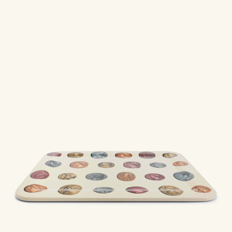 fornasetti cammei tray rectangular large pattern