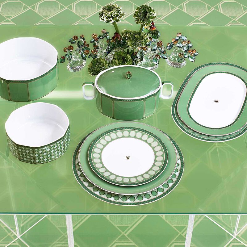 rosenthal signum fern serving platter green 26cm