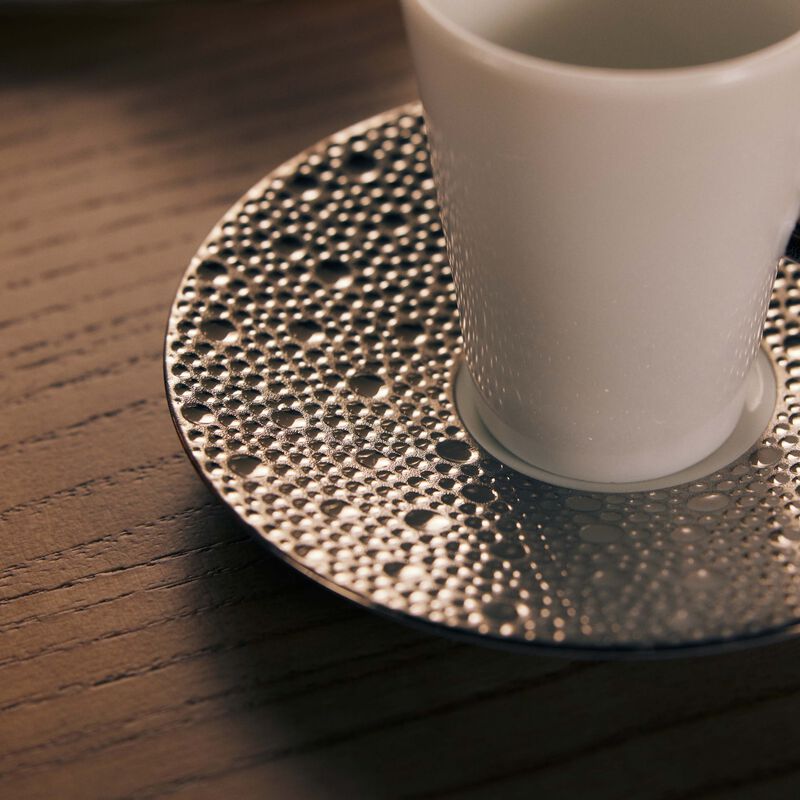 bernardaud ecume coffee cup   saucer white