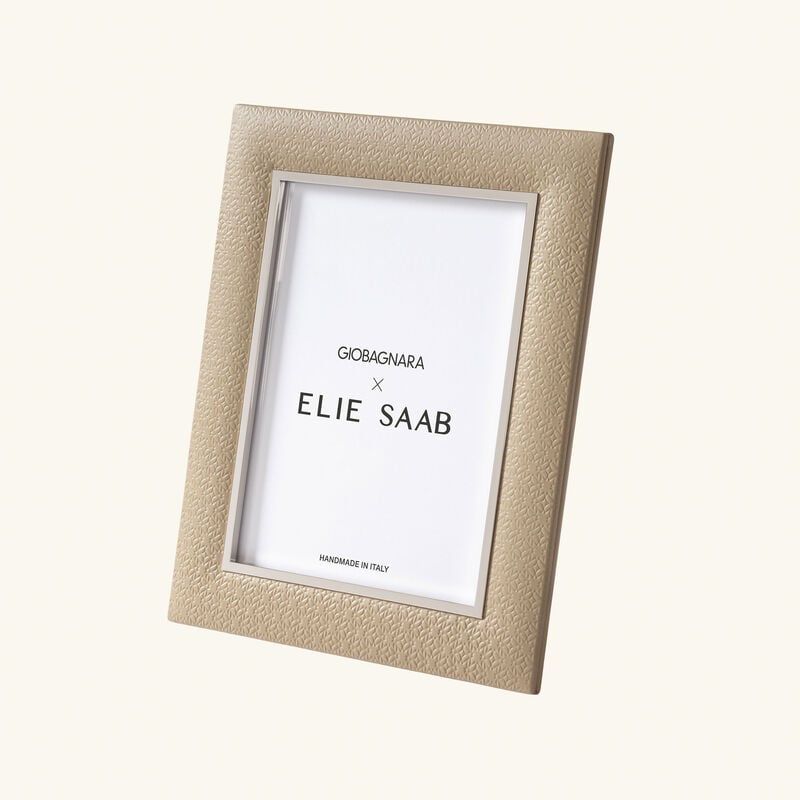 Elie Saab Monogram Frame Mouton Beige 27x21cm giobagnara elie saab monogram frame mouton beige 27x21cm