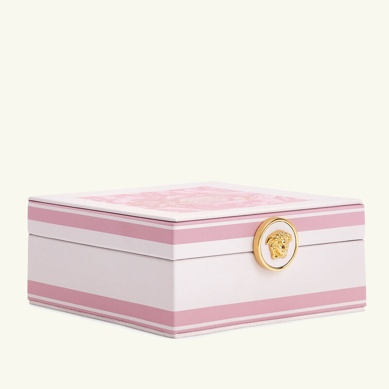 versace barocco jewelry box pink