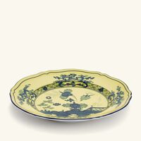 ginori 1735 antico doccia dessert plate round yellow 21cm