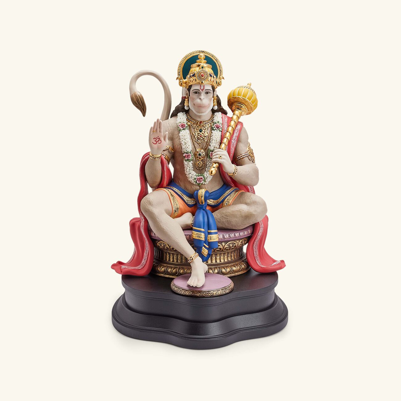 lladro lord hanuman sculpture large
